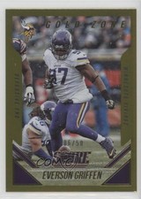 2015 Score Gold Zone 6/50 Everson Griffen #174 0f8