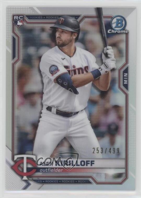 2021 Bowman Chrome Refractor 253/499 Alex Kirilloff #3 0nr3