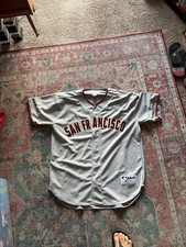 Vintage Russell Athletic Barry Bonds San Francisco Giants MLB Authentic Jersey S