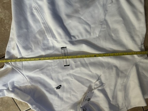 NWT Nike 4XL Pullover Sweatshirt Hoodie White Logo - Picture 6 of 6