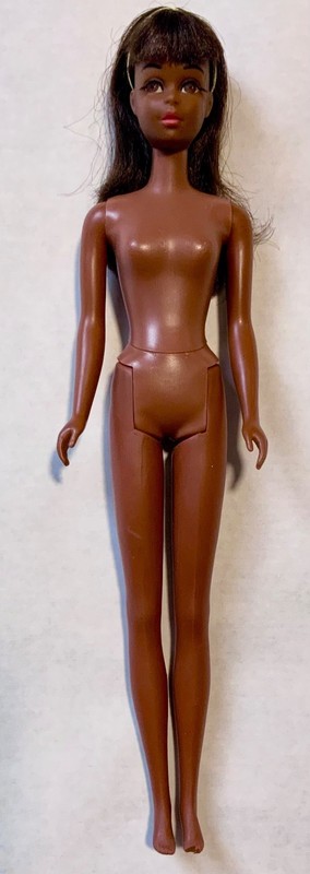 1967 RARE Vintage 2nd EDITION Mattel Black Francie, Brown hair.