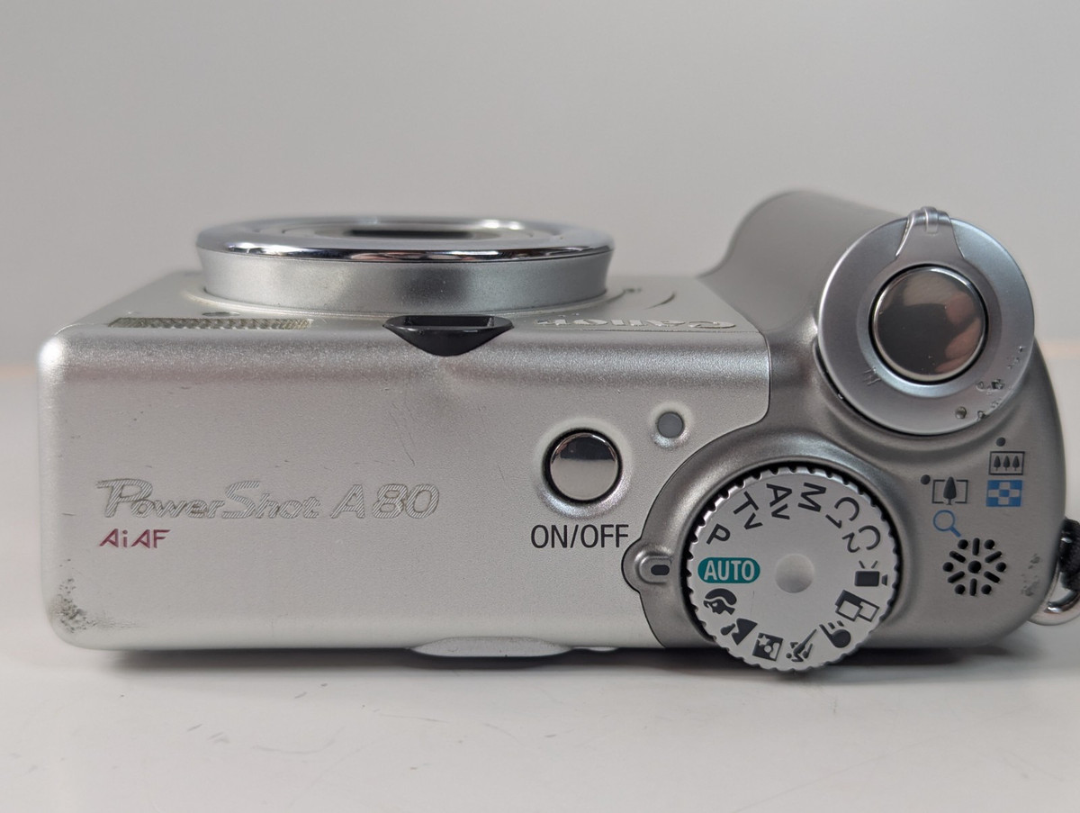 Canon PowerShot A80 4.0MP Digital Camera - Silver for sale Canon PowerShot A80 4.0MP Digital Camera - Silver for sale