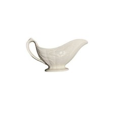 Royal Crownford Ironstone Weatherby Hanley White Wheat Gravy Boat