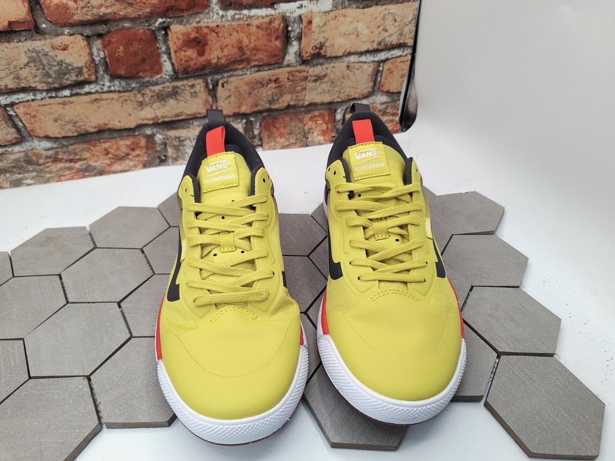 Men Sz 12 Vans UltraRange EXO MTE Sulphur Yellow Red Bruce  display picture 1