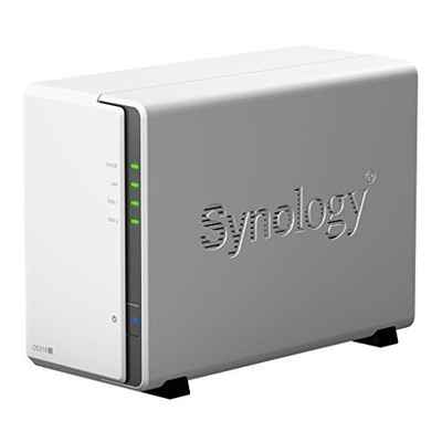 Synology DiskStation DS218J 2 Bay Desktop NAS Gehäuse Diskless Server