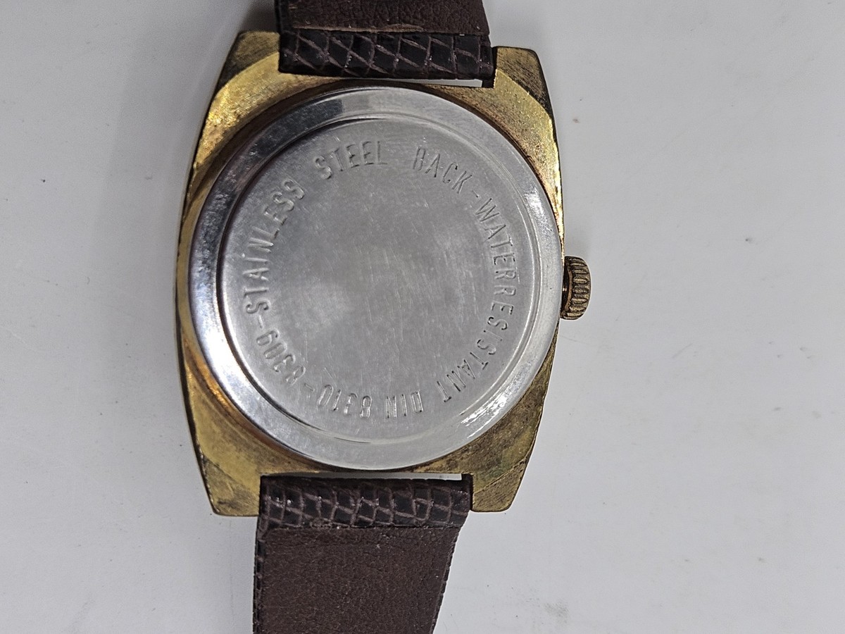 Vintage Working KIENZLE Life 17J Deco Gents Mechanical Wind-Up