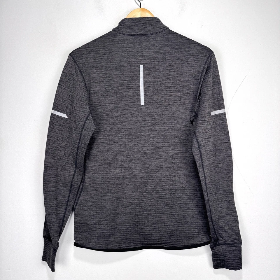 TCS New York City Marathon 2018 New Balance Quarter Zip Pullover Men Small Gray - Image 2 of 4