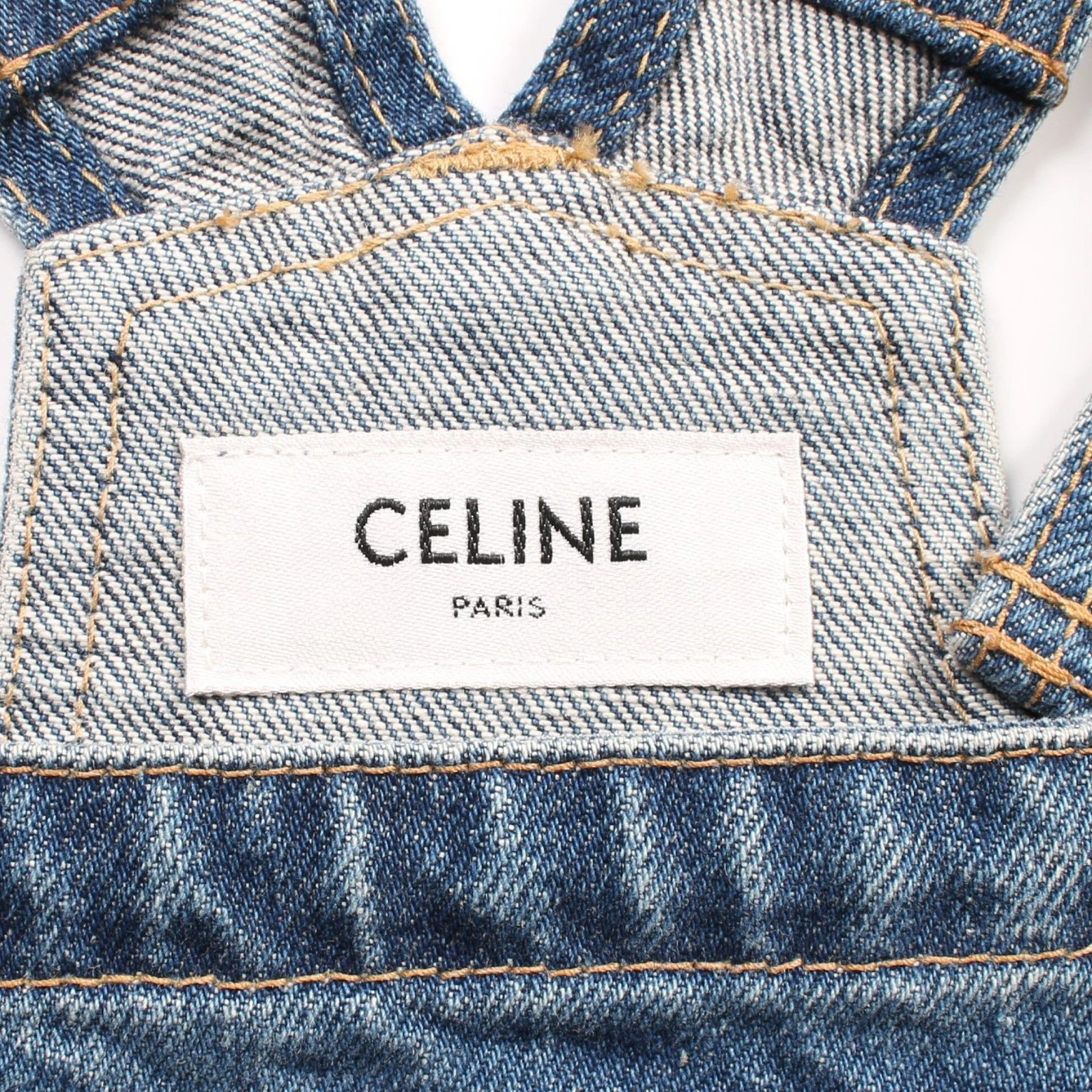【Abito】CELINE Abito Trionfo Denim Blu Indaco Invecchiato Dal Giappone