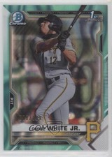 2021 Bowman Draft Chrome Aqua Lava Refractor /199 Lonnie White Jr #BDC-28 0us5
