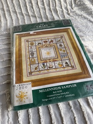 Vintage The Craft Collection Limited Millennium Sampler Counted Cross Stitch Kit