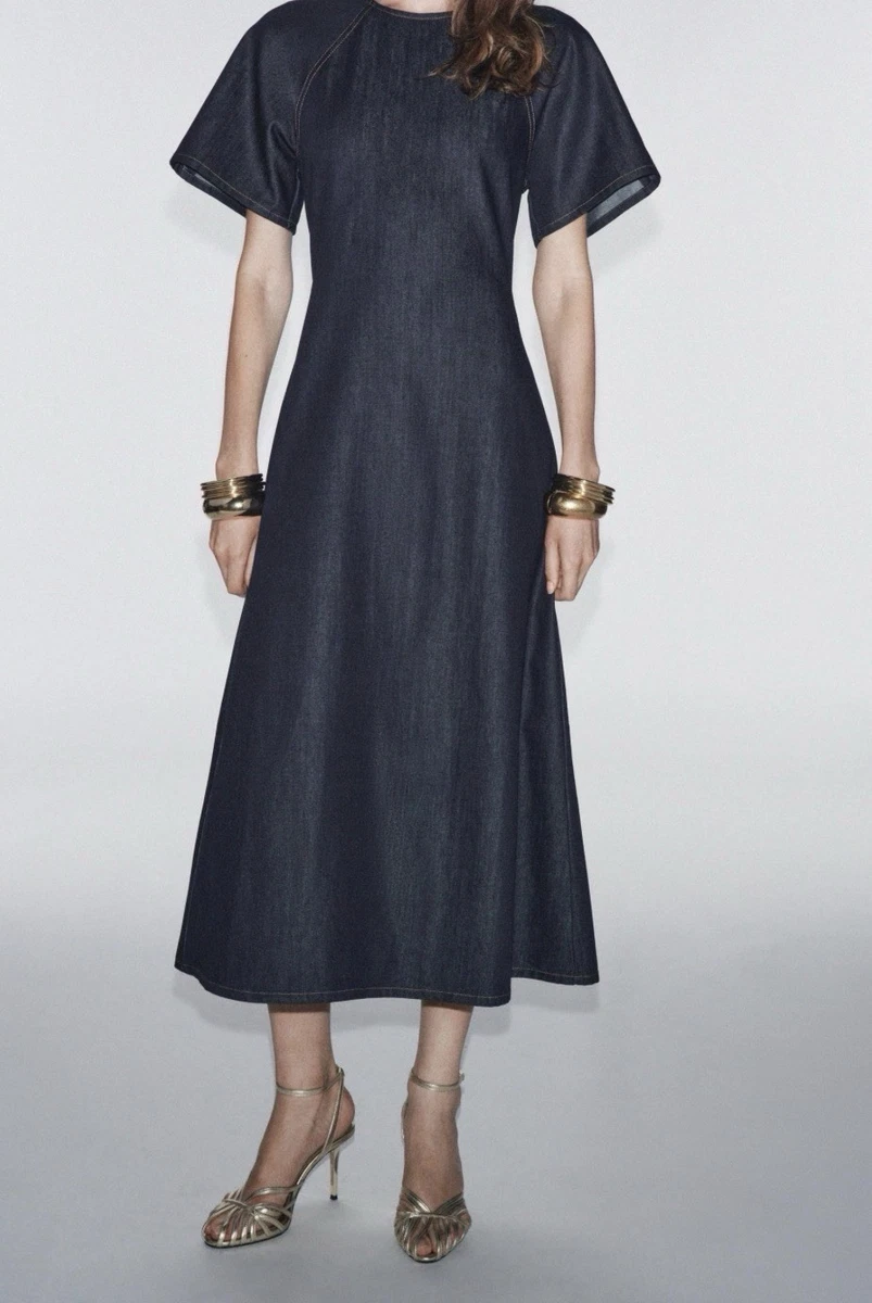 Zara Denim Dresses for Women for sale - eBay