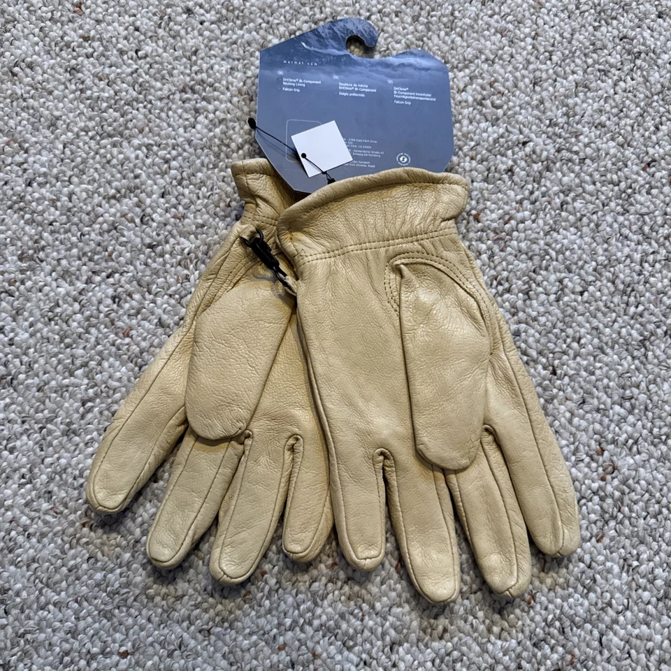Основные рабочие перчатки MARMOT из желтовато-коричневой кожи DRICLIME. Мужская L. новый с Ярлыками. - Изображение 2 из 4