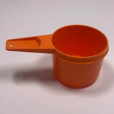 Orange 2/3 Cup Measuring Scoop Kitchen Baking Utensil Plastic Tool