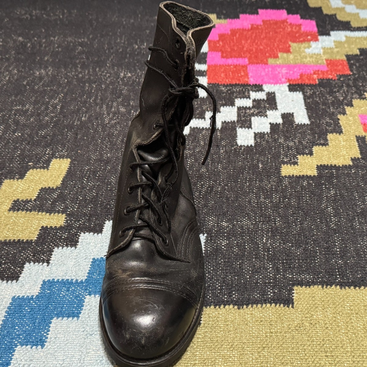 BILTRITE Vintage Lace-Up Combat Military Boots, ANSI 741-1983/75