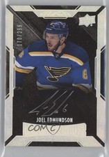 2015-16 UD Black Lustrous Rookies Signatures 170/299 Joel Edmundson #73 Auto xp6
