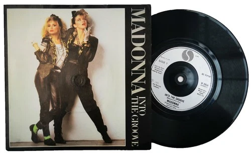MADONNA 7" Into The Groove UK SILVER VINYL LABEL Matt Paper Sleeve 1985 Original