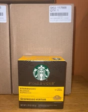 Starbucks by Nespresso Vertuo, Blonde Roast Espresso, 50-count Pods, 1.35 oz