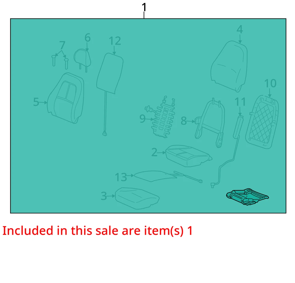 2008-2010 Saturn Vue Driver Front Seat Oem EXP5N - Image 3 of 4