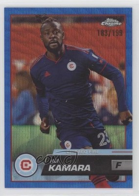 2023 Topps Chrome MLS Blue Wave Refractor 183/199 Kei Kamara #68 aj5