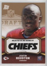 2011 Topps Rising Rookies Gold Justin Houston #159 0t3