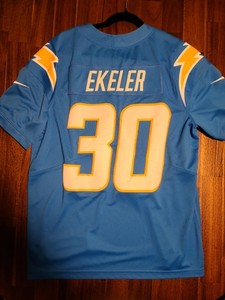 Austin Ekeler #30 Powder Blue Nike Vapor Limited Jersey (L)