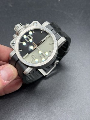 Oakley Gearbox Brushed Black & Tan Watch | eBay display picture 2