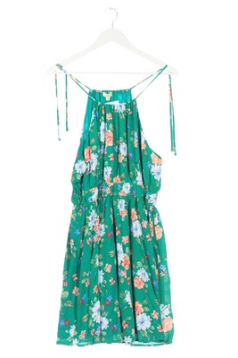 GILLI Chiffonkleid Damen Kleid Gr. DE 38 türkis Casual-Look
