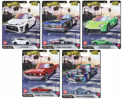 Hot Wheels Boulevard Premium Series - COMPLETE SET 5 Cars #146-#150 - New JHW19