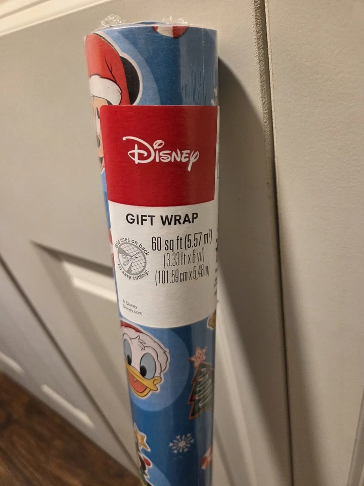 Disney Wrapping Paper Christmas Mickey Mouse 60 Sq Ft. - Image 3 of 3