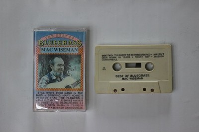 Mac Wiseman The Best of Bluegrass Cassette NS 2215 Bluegrass