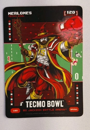 Bo Jackson Battle Arena Tecmo Bowl 2026 Merlomes 1st Edition Patrick Mahomes