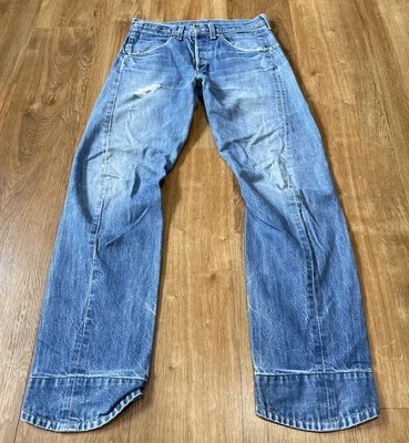 Jean Levi’s Engineered Twisted Twist Twister vintage Y2K bleu denim taille 29x32 - Photo 1/4