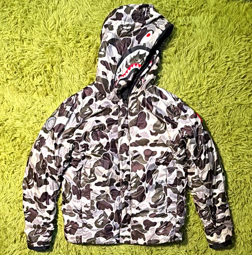 A Bathing Ape x Canada Goose x Concepts Reversible Hooded Camo Puffer L - product listing photo