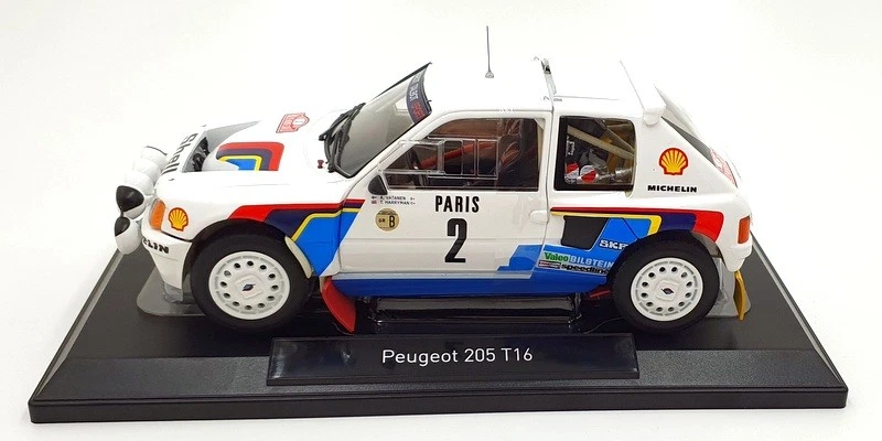 Norev escala 1/18 diecast 184864 - Peugeot 205 T16 #2 Monte Carlo 1985 Foto 4 de 4