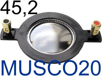 TWEETER BOBINA RICAMBIO TITANIO 44 membrana behringer mackie paudio 45mm srm450