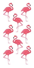 Scrapbooking Crafts Stickers Paper House Flamingos Pink Repeats Flamingo Slim