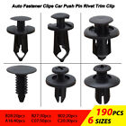 <!--F#f_0-->190PCS Car Wheel Arch Body Trim Clips Push Fastener Retainer Bumper Panel Rivets<!--F/-->