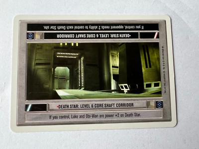 Star Wars CCG Death Star: Level 6 Core Shaft Corridor FS Eligible Dollar Rare