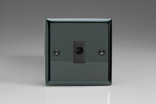 Varilight Classic Iridium Black XIB Light Switch Socket Dimmer Toggle Cooker TV