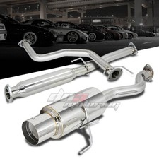 4.5muffler Tip Stainless Exhaust Catback System For 96-00 Civic 3dr Hatchback 4.5muffler Tip Stainless Exhaust Catback System For 96-00 Civic 3dr Hatchback