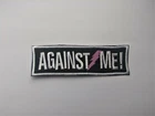 Against Me embroidered iron on punk rock folk alternative patch badge