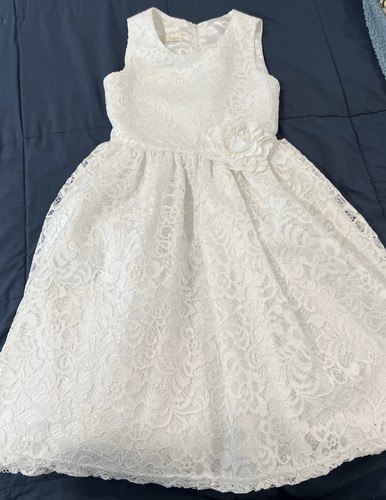 Robe Pour Fille Taille 8 - Couleur Blanc - Neuf Avec étiquettes