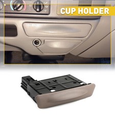 For 1999-2004 Ford F250 F350 Super Duty Dash Pull Out Cup Holde Assembly Tan New