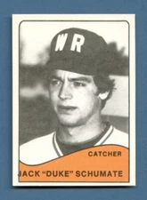 1979 TCMA Wisconsin Rapids TWINS #22 JACK Duke SHCUMATE Aliquippa PENNSYLVANIA