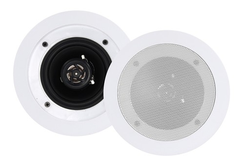 Rockville RCS80-1 70v Commercial Amplifier w/Bluetooth+(2) 4" Speakers in White - Picture 3 of 12