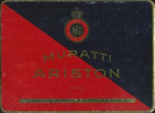 ARISTON GOLD - MURATTI - 50 ZIGARETTEN - ALTE BLECHDOSE