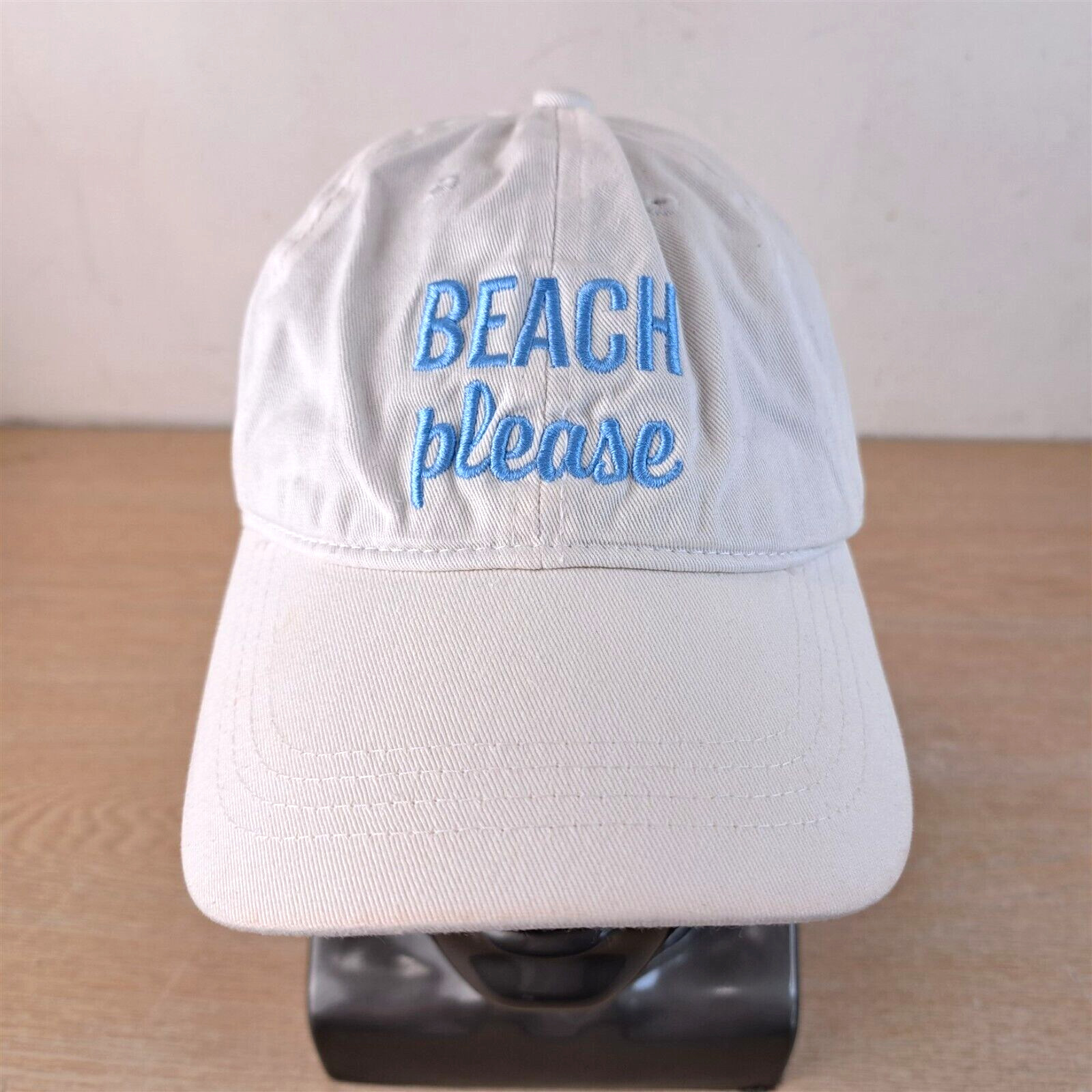 BEACH PLEASE ADJUSTABLE STRAPBACK BASEBALL HAT/CA… - image 1