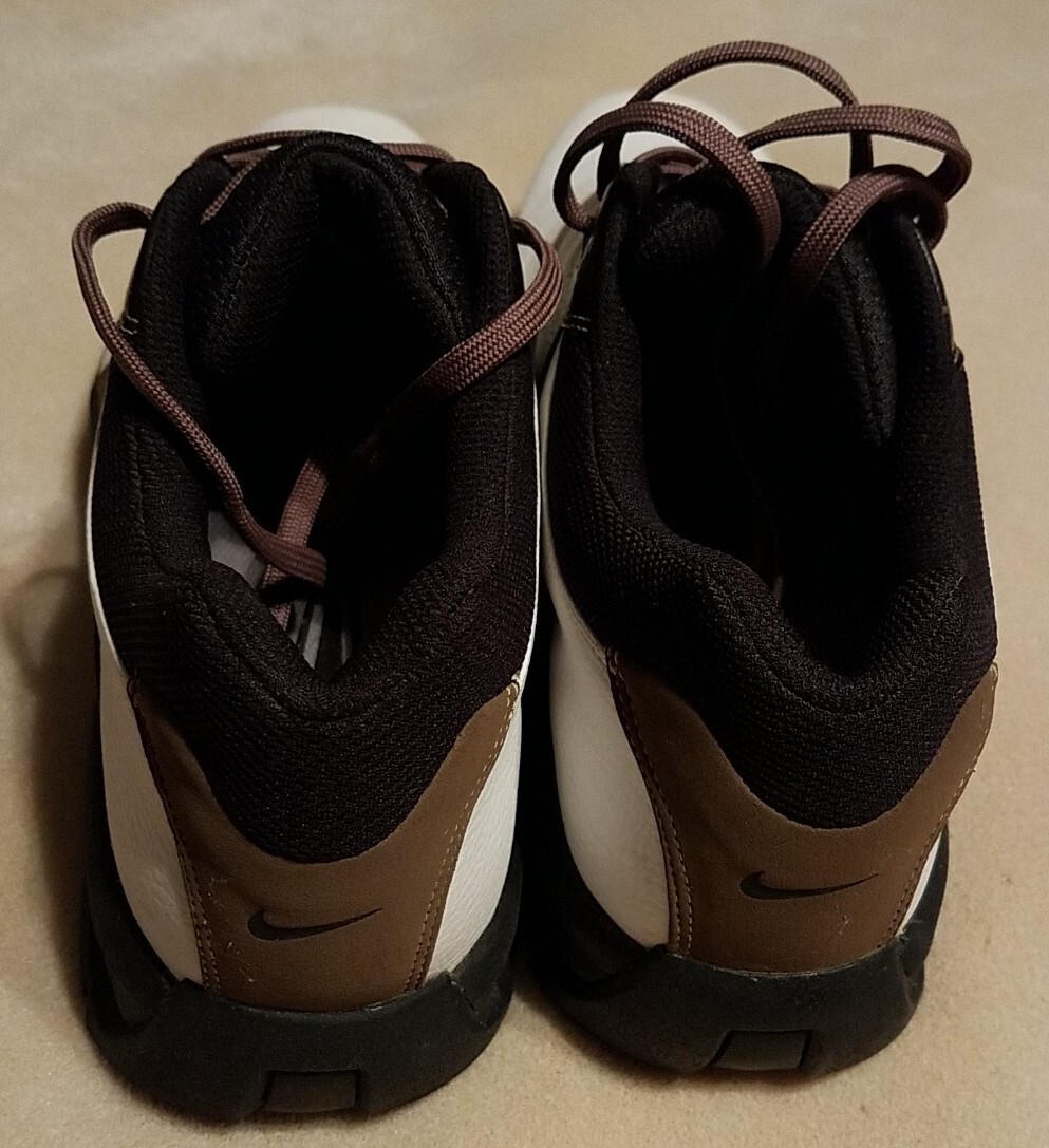 Nike Mens Sport Performance Golf Shoes White Brown 30… Gem