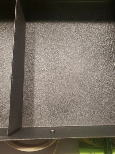 RARE Vintage 50s Bonat Art deco hairstylist station drawer storage gunmetal gray - Picture 7 of 12