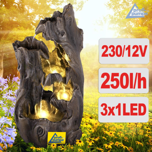 GARTENBRUNNEN ZEN BRUNNEN ZIMMERBRUNNEN SPRINGBRUNNEN KASKADENBRUNNEN 230V LED - Bild 12 von 19